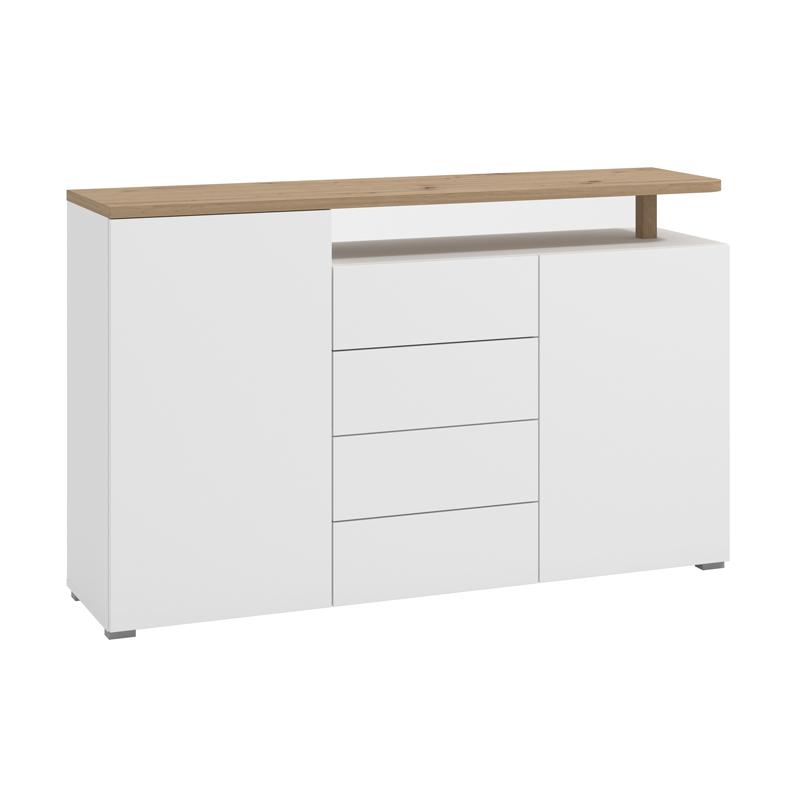 ΚΟΜΟΤΑ-ΜΠΟΥΦΕΣ ATERNO 154 3K4F2V ΛΕΥΚΟ/ARTISAN ΧΡΩΜΑ 154x40x94εκ ΚΟΜΟΤΑ-ΜΠΟΥΦΕΣ ATERNO 154 3K4F2V ΛΕΥΚΟ/ARTISAN ΧΡΩΜΑ 154x40x94εκ