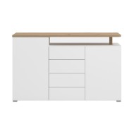 ΚΟΜΟΤΑ-ΜΠΟΥΦΕΣ ATERNO 154 3K4F2V ΛΕΥΚΟ/ARTISAN ΧΡΩΜΑ 154x40x94εκ