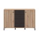 ΚΟΜΟΤΑ-ΜΠΟΥΦΕΣ Avignon 138 3K4F2V ARTISAN OAK-ΜΑΥΡΟ ΧΡΩΜΑ 139x40x90εκ ΚΟΜΟΤΑ-ΜΠΟΥΦΕΣ Avignon 138 3K4F2V ARTISAN OAK-ΜΑΥΡΟ ΧΡΩΜΑ 139x40x90εκ