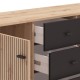 ΚΟΜΟΤΑ-ΜΠΟΥΦΕΣ Avignon 138 3K4F2V ARTISAN OAK-ΜΑΥΡΟ ΧΡΩΜΑ 139x40x90εκ ΚΟΜΟΤΑ-ΜΠΟΥΦΕΣ Avignon 138 3K4F2V ARTISAN OAK-ΜΑΥΡΟ ΧΡΩΜΑ 139x40x90εκ
