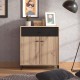 ΚΟΜΟΤΑ-ΜΠΟΥΦΕΣ Avignon 80 2K1F2V ARTISAN OAK-ΜΑΥΡΟ ΧΡΩΜΑ 80x40x90εκ ΚΟΜΟΤΑ-ΜΠΟΥΦΕΣ Avignon 80 2K1F2V ARTISAN OAK-ΜΑΥΡΟ ΧΡΩΜΑ 80x40x90εκ