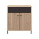 ΚΟΜΟΤΑ-ΜΠΟΥΦΕΣ Avignon 80 2K1F2V ARTISAN OAK-ΜΑΥΡΟ ΧΡΩΜΑ 80x40x90εκ ΚΟΜΟΤΑ-ΜΠΟΥΦΕΣ Avignon 80 2K1F2V ARTISAN OAK-ΜΑΥΡΟ ΧΡΩΜΑ 80x40x90εκ