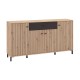 ΚΟΜΟΤΑ-ΜΠΟΥΦΕΣ Avignon AVIGNON 170 4K1F4V ARTISAN OAK-ΜΑΥΡΟ ΧΡΩΜΑ 170x40x90εκ ΚΟΜΟΤΑ-ΜΠΟΥΦΕΣ Avignon AVIGNON 170 4K1F4V ARTISAN OAK-ΜΑΥΡΟ ΧΡΩΜΑ 170x40x90εκ