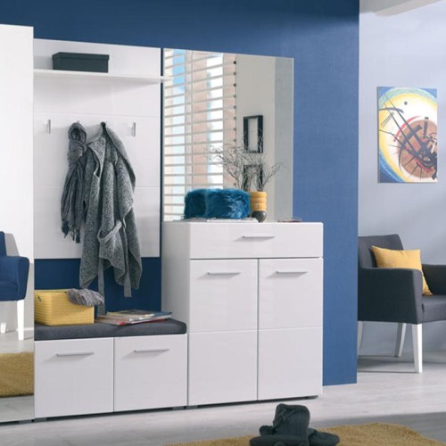 ΚΟΜΟΤΑ-ΜΠΟΥΦΕΣ Beny 2K1F ΛΕΥΚΟ-ΛΕΥΚΗ ΛΑΚΑ 79x35x97,5εκ