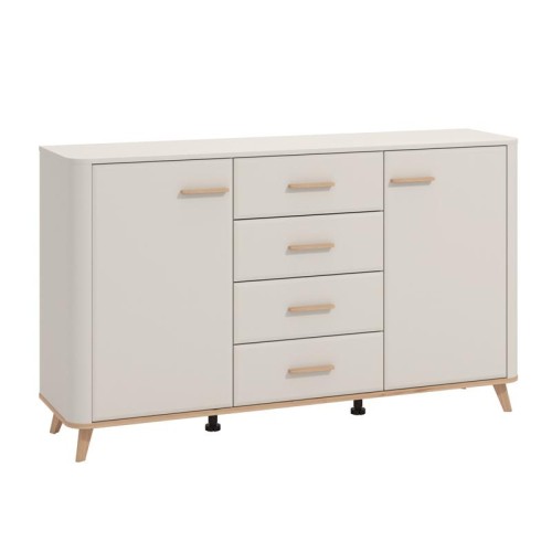 ΚΟΜΟΤΑ-ΜΠΟΥΦΕΣ DARWEN 154 3K4F2V CASHMERE/ARTISAN OAK/CASHMERE MATT FOIL 149x40x90εκ