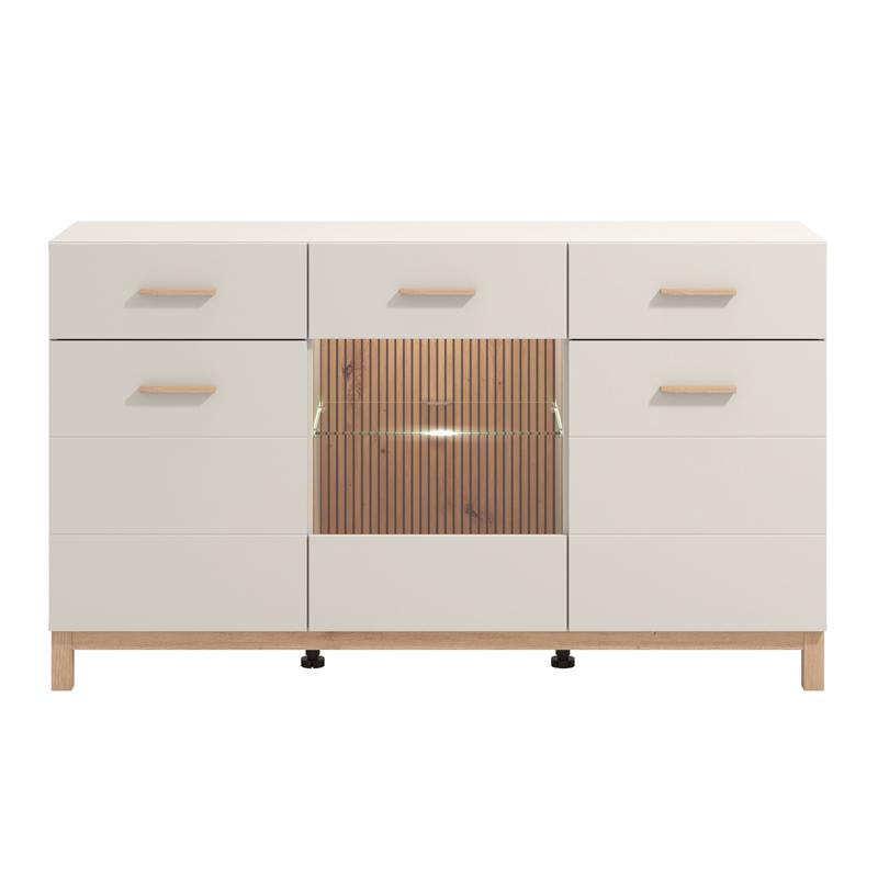 ΚΟΜΟΤΑ-ΜΠΟΥΦΕΣ ESSEX 154 3K2F3V VS1 CASHMERE/ARTISAN OAK 154x42x89εκ ΚΟΜΟΤΑ-ΜΠΟΥΦΕΣ ESSEX 154 3K2F3V VS1 CASHMERE/ARTISAN OAK 154x42x89εκ