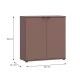 ΚΟΜΟΤΑ-ΜΠΟΥΦΕΣ FIRENZE TERRACOTTA ΧΡΩΜΑ 80x34x83εκ ΚΟΜΟΤΑ-ΜΠΟΥΦΕΣ FIRENZE TERRACOTTA ΧΡΩΜΑ 80x34x83εκ