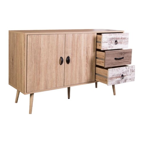 ΚΟΜΟΤΑ-ΜΠΟΥΦΕΣ Fylliana "Lounge" SONOMA OAK 120x39x75εκ