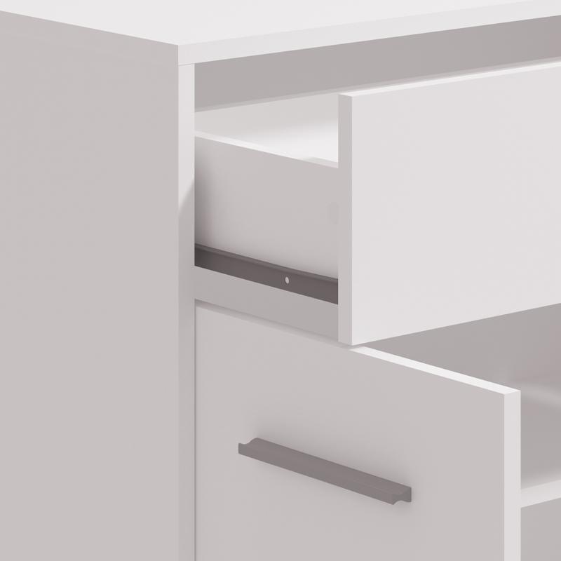 ΚΟΜΟΤΑ-ΜΠΟΥΦΕΣ GARONA 2K1F ΛΕΥΚΟ ΧΡΩΜΑ 80,5x33x80,5εκ
