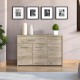 ΚΟΜΟΤΑ-ΜΠΟΥΦΕΣ GARONA 3K1F GREY OAK ΧΡΩΜΑ 119x33x80,5εκ