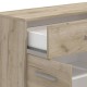 ΚΟΜΟΤΑ-ΜΠΟΥΦΕΣ GARONA 3K1F GREY OAK ΧΡΩΜΑ 119x33x80,5εκ