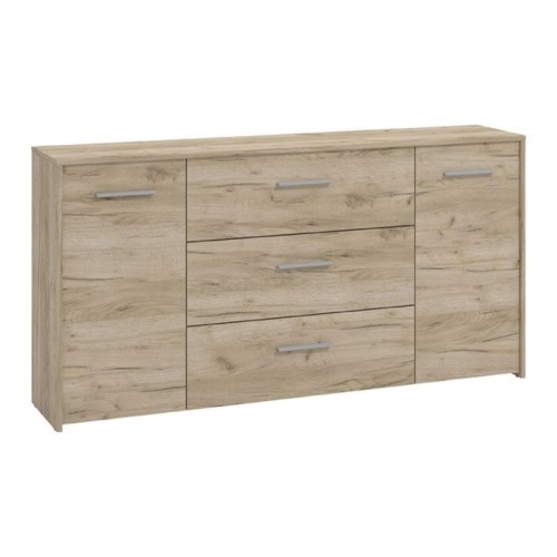 ΚΟΜΟΤΑ-ΜΠΟΥΦΕΣ GARONA 3K3F GREY OAK ΧΡΩΜΑ 158x33x80,5εκ