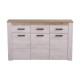 ΚΟΜΟΤΑ-ΜΠΟΥΦΕΣ Kent 160 3Κ3F GREY OAK/WHITE OAK 160*36,5*98