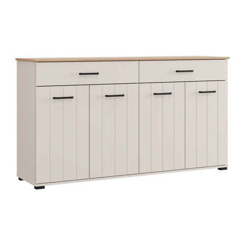 ΚΟΜΟΤΑ-ΜΠΟΥΦΕΣ LAMBETH 156 4K2F4V CASHMERE-ARTISAN OAK 156x41x86εκ ΚΟΜΟΤΑ-ΜΠΟΥΦΕΣ LAMBETH 156 4K2F4V CASHMERE-ARTISAN OAK 156x41x86εκ