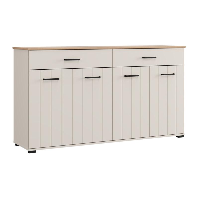 ΚΟΜΟΤΑ-ΜΠΟΥΦΕΣ LAMBETH 156 4K2F4V CASHMERE-ARTISAN OAK 156x41x86εκ ΚΟΜΟΤΑ-ΜΠΟΥΦΕΣ LAMBETH 156 4K2F4V CASHMERE-ARTISAN OAK 156x41x86εκ