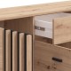 ΚΟΜΟΤΑ-ΜΠΟΥΦΕΣ LAVAL 157 3K1F3V ARTISAN ΟΑΚ/ΜΑΥΡΟ 157x40x90εκ