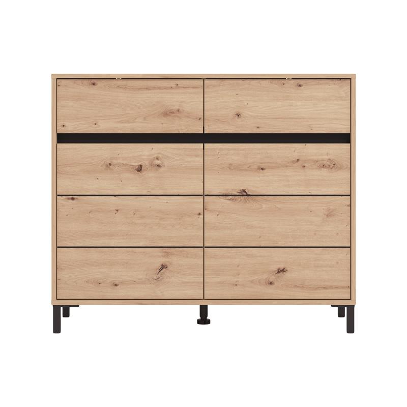 ΚΟΜΟΤΑ-ΜΠΟΥΦΕΣ MARRON 106 2K2F2V ARTISAN OAK/ΜΑΥΡΟ ΜΑΤΤ ΧΡΩΜΑ 106x40x90εκ ΚΟΜΟΤΑ-ΜΠΟΥΦΕΣ MARRON 106 2K2F2V ARTISAN OAK/ΜΑΥΡΟ ΜΑΤΤ ΧΡΩΜΑ 106x40x90εκ