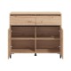 ΚΟΜΟΤΑ-ΜΠΟΥΦΕΣ MARRON 106 2K2F2V ARTISAN OAK/ΜΑΥΡΟ ΜΑΤΤ ΧΡΩΜΑ 106x40x90εκ ΚΟΜΟΤΑ-ΜΠΟΥΦΕΣ MARRON 106 2K2F2V ARTISAN OAK/ΜΑΥΡΟ ΜΑΤΤ ΧΡΩΜΑ 106x40x90εκ