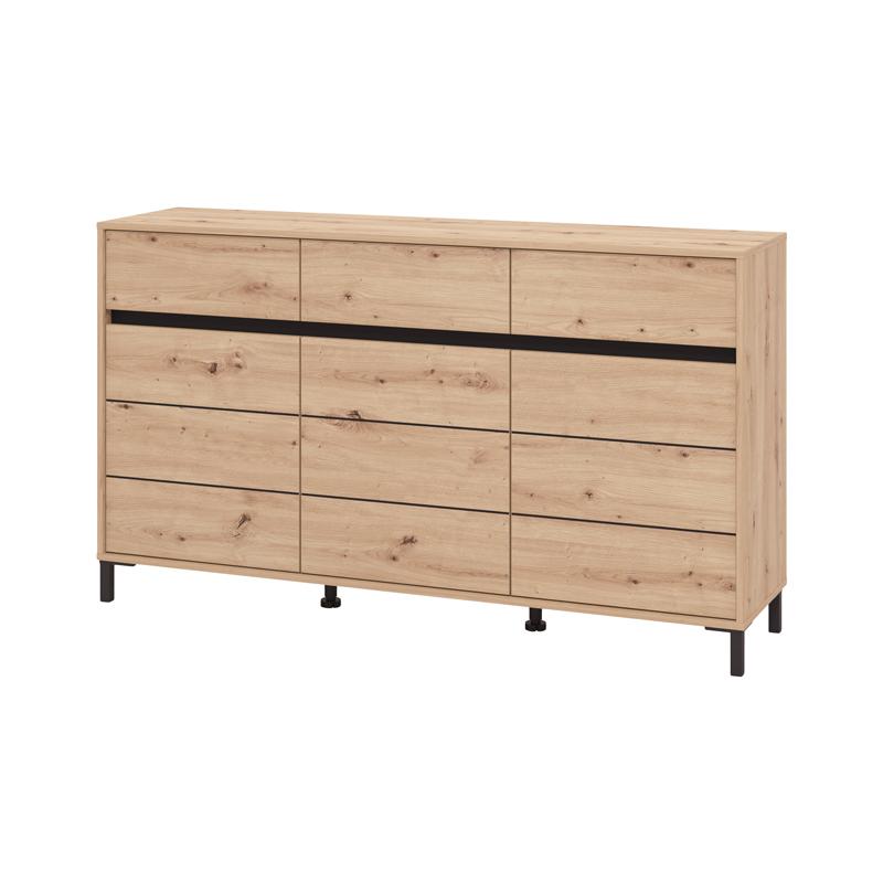 ΚΟΜΟΤΑ-ΜΠΟΥΦΕΣ MARRON 157 3K3F3V ARTISAN OAK/ΜΑΥΡΟ ΜΑΤΤ ΧΡΩΜΑ 157x40x90εκ ΚΟΜΟΤΑ-ΜΠΟΥΦΕΣ MARRON 157 3K3F3V ARTISAN OAK/ΜΑΥΡΟ ΜΑΤΤ ΧΡΩΜΑ 157x40x90εκ