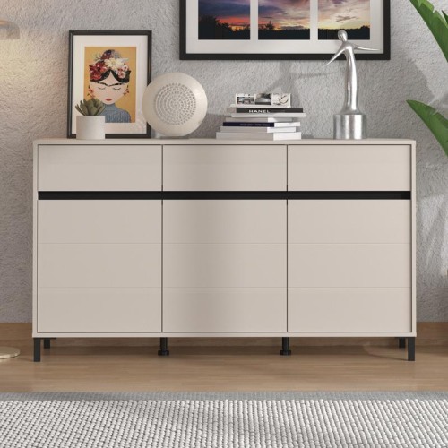 ΚΟΜΟΤΑ-ΜΠΟΥΦΕΣ MARRON 157 3K3F3V CASHMERE/ΜΑΥΡΟ ΜΑΤΤ ΧΡΩΜΑ 157x40x90εκ
