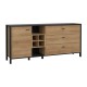 ΚΟΜΟΤΑ-ΜΠΟΥΦΕΣ TERRANO RIVIERA OAK ΧΡΩΜΑ 187x40x85εκ ΚΟΜΟΤΑ-ΜΠΟΥΦΕΣ TERRANO RIVIERA OAK ΧΡΩΜΑ 187x40x85εκ