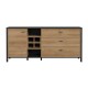 ΚΟΜΟΤΑ-ΜΠΟΥΦΕΣ TERRANO RIVIERA OAK ΧΡΩΜΑ 187x40x85εκ ΚΟΜΟΤΑ-ΜΠΟΥΦΕΣ TERRANO RIVIERA OAK ΧΡΩΜΑ 187x40x85εκ
