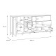ΚΟΜΟΤΑ-ΜΠΟΥΦΕΣ TERRANO RIVIERA OAK ΧΡΩΜΑ 187x40x85εκ ΚΟΜΟΤΑ-ΜΠΟΥΦΕΣ TERRANO RIVIERA OAK ΧΡΩΜΑ 187x40x85εκ