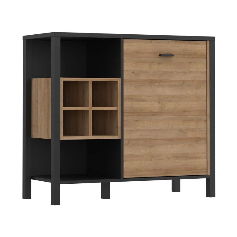 ΚΟΜΟΤΑ-ΜΠΟΥΦΕΣ TERRANO RIVIERA OAK ΧΡΩΜΑ 94x40x85εκ ΚΟΜΟΤΑ-ΜΠΟΥΦΕΣ TERRANO RIVIERA OAK ΧΡΩΜΑ 94x40x85εκ