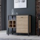 ΚΟΜΟΤΑ-ΜΠΟΥΦΕΣ TERRANO RIVIERA OAK ΧΡΩΜΑ 94x40x85εκ ΚΟΜΟΤΑ-ΜΠΟΥΦΕΣ TERRANO RIVIERA OAK ΧΡΩΜΑ 94x40x85εκ