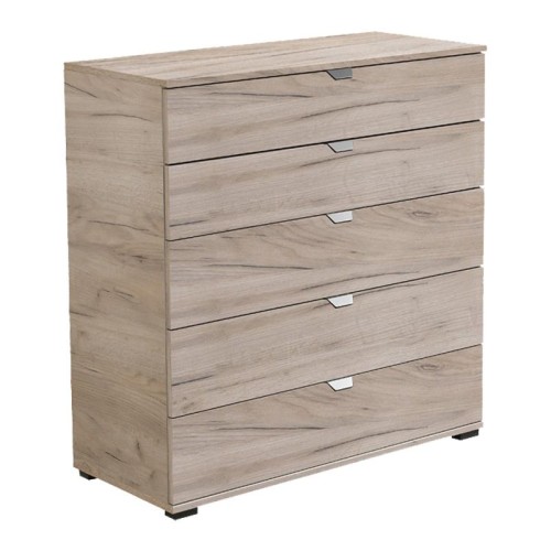 ΚΟΜΟΤΑ-ΣΥΡΤΑΡΙΕΡΑ DUERO 5F 90 GREY OAK 90*40*95 d.e.r