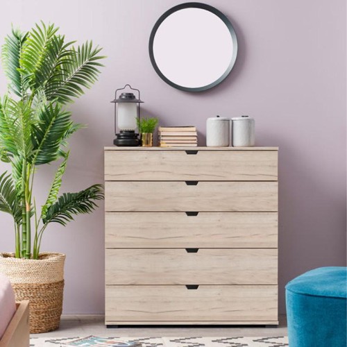 ΚΟΜΟΤΑ-ΣΥΡΤΑΡΙΕΡΑ DUERO 5F 90 GREY OAK 90*40*95 d.e.r