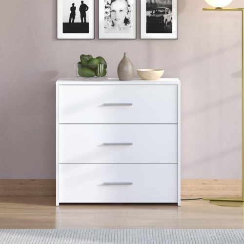 ΚΟΜΟΤΑ-ΣΥΡΤΑΡΙΕΡΑ GARONA 3F ΛΕΥΚΟ ΧΡΩΜΑ 80,5x33x80,5εκ