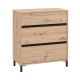 ΚΟΜΟΤΑ-ΣΥΡΤΑΡΙΕΡΑ MARRON 80 3F ARTISAN OAK/ΜΑΥΡΟ ΜΑΤΤ ΧΡΩΜΑ 80x40x90εκ ΚΟΜΟΤΑ-ΣΥΡΤΑΡΙΕΡΑ MARRON 80 3F ARTISAN OAK/ΜΑΥΡΟ ΜΑΤΤ ΧΡΩΜΑ 80x40x90εκ