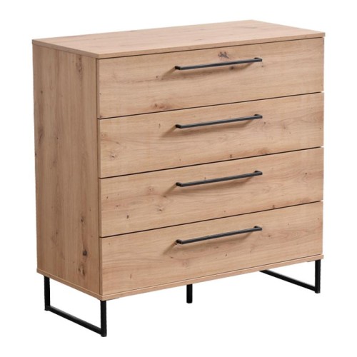 ΚΟΜΟΤΑ-ΣΥΡΤΑΡΙΕΡΑ SARDINIA 4F ARTISAN OAK / ΜΑΥΡΟ 91.5*42*93