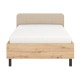 ΚΡΕΒΑΤΙ BARLETTA 120 ARTISAN OAK ΜΕ ΜΠΕΖ ΥΦΑΣΜΑ 131x213,5x85,5εκ (120x200)
