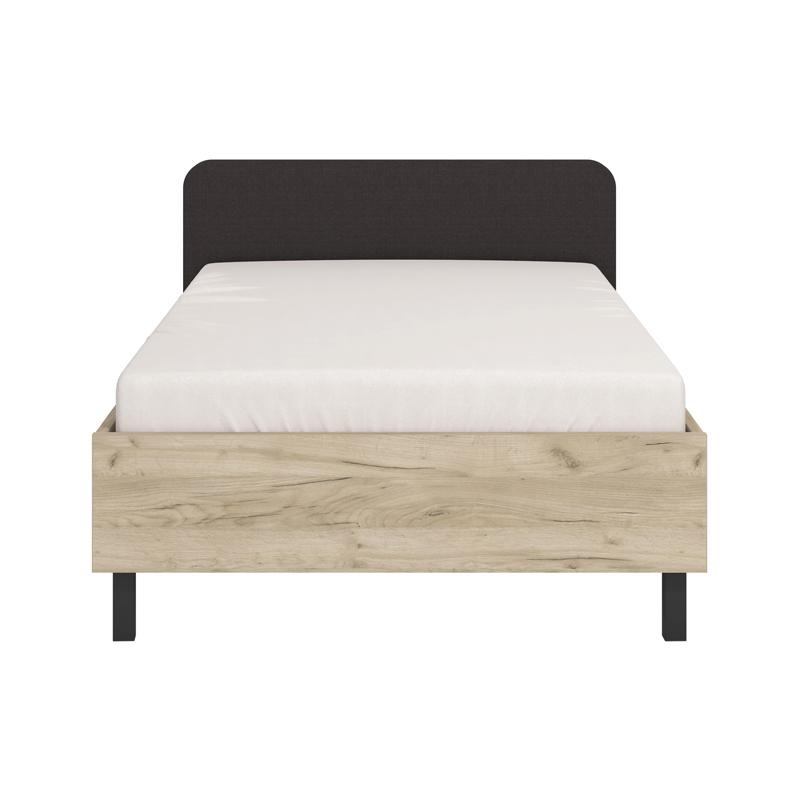 ΚΡΕΒΑΤΙ BARLETTA 120 GREY OAK ΜΕ ΓΚΡΙ ΥΦΑΣΜΑ ΚΑΙ ΜΑΥΡΑ ΠΟΔΙΑ 131x213,5x85,5εκ (120x200) ΚΡΕΒΑΤΙ BARLETTA 120 GREY OAK ΜΕ ΓΚΡΙ ΥΦΑΣΜΑ ΚΑΙ ΜΑΥΡΑ ΠΟΔΙΑ 131x213,5x85,5εκ (120x200)