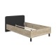 ΚΡΕΒΑΤΙ BARLETTA 120 GREY OAK ΜΕ ΓΚΡΙ ΥΦΑΣΜΑ ΚΑΙ ΜΑΥΡΑ ΠΟΔΙΑ 131x213,5x85,5εκ (120x200) ΚΡΕΒΑΤΙ BARLETTA 120 GREY OAK ΜΕ ΓΚΡΙ ΥΦΑΣΜΑ ΚΑΙ ΜΑΥΡΑ ΠΟΔΙΑ 131x213,5x85,5εκ (120x200)