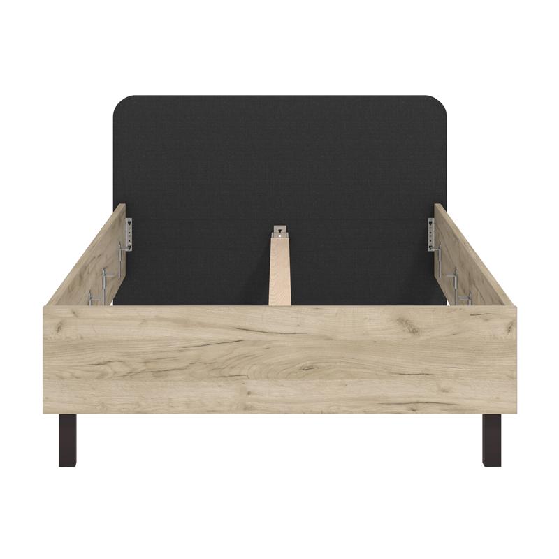 ΚΡΕΒΑΤΙ BARLETTA 120 GREY OAK ΜΕ ΓΚΡΙ ΥΦΑΣΜΑ ΚΑΙ ΜΑΥΡΑ ΠΟΔΙΑ 131x213,5x85,5εκ (120x200) ΚΡΕΒΑΤΙ BARLETTA 120 GREY OAK ΜΕ ΓΚΡΙ ΥΦΑΣΜΑ ΚΑΙ ΜΑΥΡΑ ΠΟΔΙΑ 131x213,5x85,5εκ (120x200)