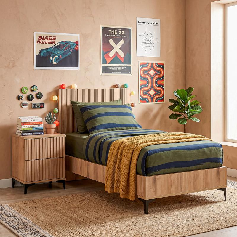 ΚΡΕΒΑΤΙ Fylliana Alicante NATURAL CANELLA OAK ΧΡΩΜΑ 100x210x110εκ (90x200) ΚΡΕΒΑΤΙ Fylliana Alicante NATURAL CANELLA OAK ΧΡΩΜΑ 100x210x110εκ (90x200)