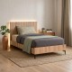 ΚΡΕΒΑΤΙ Fylliana Alicante NATURAL CANELLA OAK ΧΡΩΜΑ 130x210x110εκ (120x200)
