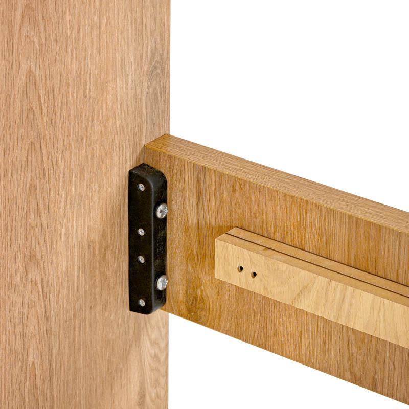 ΚΡΕΒΑΤΙ Fylliana Alicante NATURAL CANELLA OAK ΧΡΩΜΑ 130x210x110εκ (120x200)