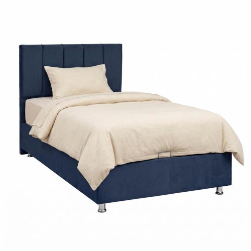 ΚΡΕΒΑΤΙ Fylliana Noble BLUE RAF ΜΕ ΑΠΟΘHKEYTIKO ΧΩΡΟ 122x208x130εκ (120x200)