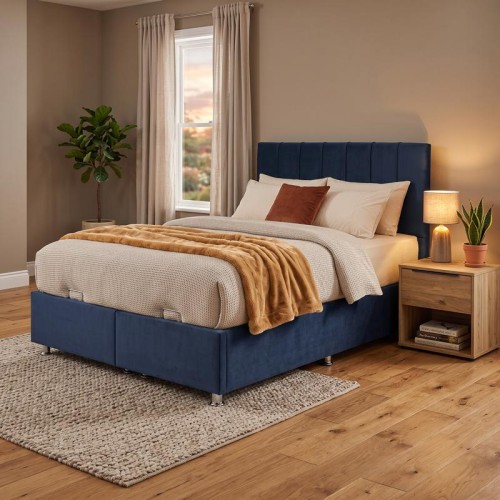 ΚΡΕΒΑΤΙ Fylliana Noble BLUE RAF ΜΕ ΑΠΟΘHKEYTIKO ΧΩΡΟ 162x208x130εκ (160x200) ΚΡΕΒΑΤΙ Fylliana Noble BLUE RAF ΜΕ ΑΠΟΘHKEYTIKO ΧΩΡΟ 162x208x130εκ (160x200)