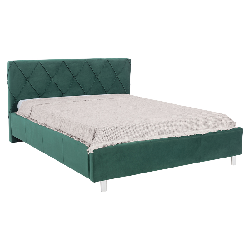 ΚΡΕΒΑΤΙ Fylliana "New Diamond" EMERALD GREEN 160*200
