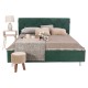ΚΡΕΒΑΤΙ Fylliana "New Diamond" EMERALD GREEN 160*200