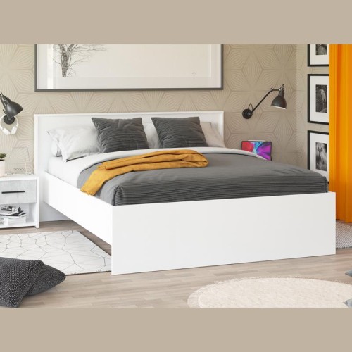 ΚΡΕΒΑΤΙ VARADERO 160 ΛΕΥΚΟ 175x206x92εκ