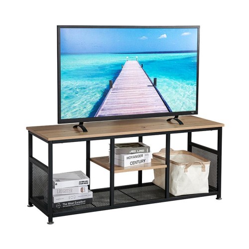 ΜΕΤΑΛΛΙΚΟ ΕΠΙΠΛΟ ΤΗΛΕΟΡΑΣΗΣ Fylliana Edge 2195 GREY OAK ΧΡΩΜΑ 120x40x50εκ