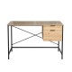 ΜΕΤΑΛΛΙΚΟ ΓΡΑΦΕΙΟ Fylliana Edge 1932 GREY OAK ΧΡΩΜΑ 120x60x76εκ