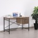ΜΕΤΑΛΛΙΚΟ ΓΡΑΦΕΙΟ Fylliana Edge 1932 SONOMA-WALLNUT ΧΡΩΜΑ 120x60x76εκ