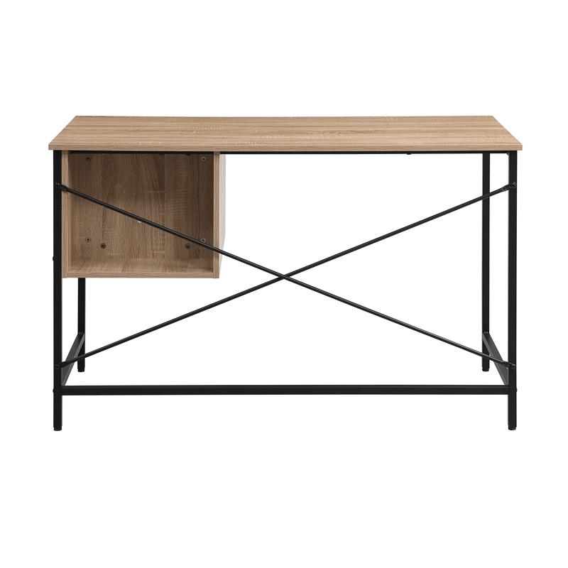 ΜΕΤΑΛΛΙΚΟ ΓΡΑΦΕΙΟ Fylliana Edge 1932 SONOMA-WALLNUT ΧΡΩΜΑ 120x60x76εκ